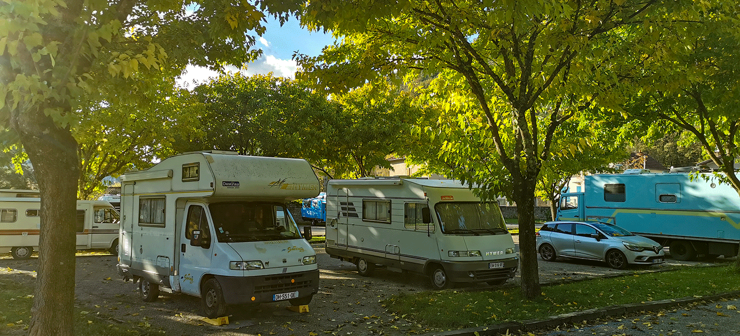 aires de camping-car camping saint antonin noble val