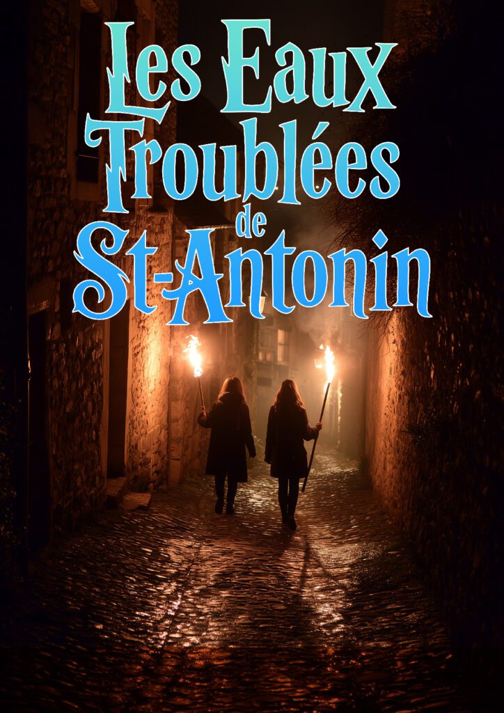 Affiche des visites théâtralisées de Saint-Antonin-Noble-Val de 2026