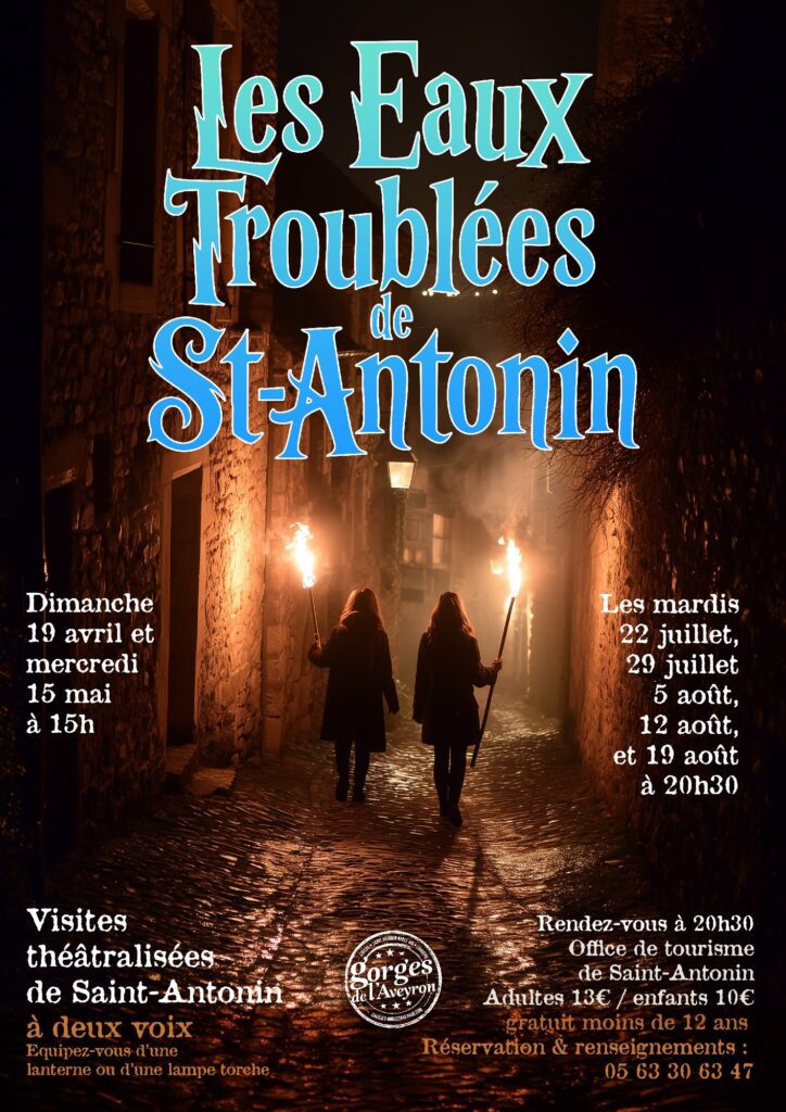 Visites théâtralisées de Saint-Antonin-Noble-Val, Causses et Gorges de l'Aveyron, Tarn et Garonne